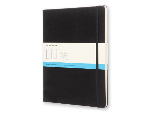 Notatnik w kropki XL - Moleskine - czarny twarda okładka