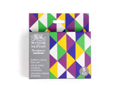 Zestaw gwaszy Designers Brilliant - Winsor & Newton - 5 x 14 ml