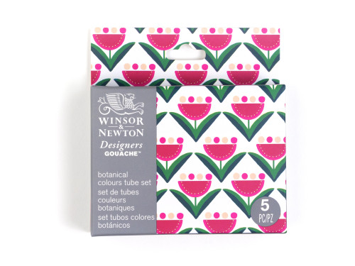 Zestaw gwaszy Designers Botanical - Winsor & Newton - 5 x 14 ml