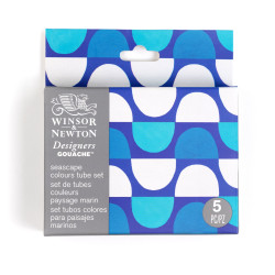 Set of Designers Gouache paints Seascape - Winsor & Newton - 5 x 14 ml