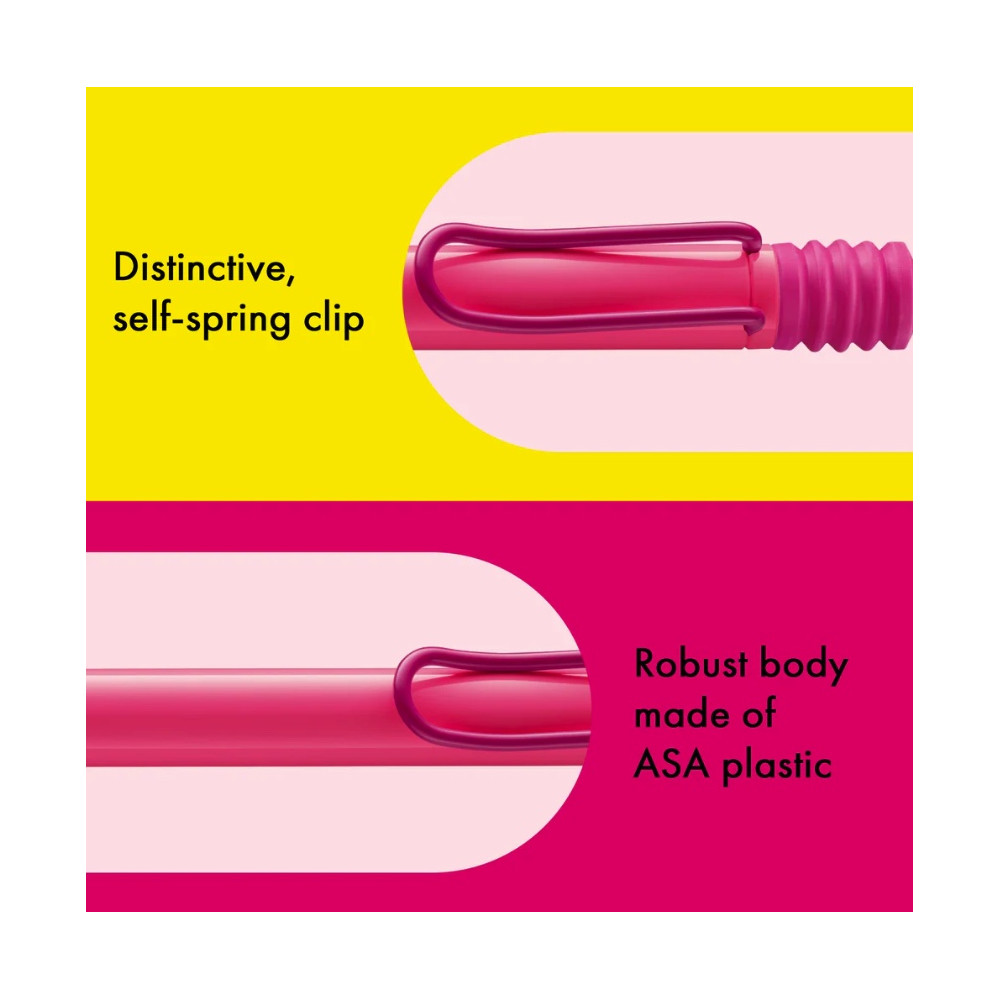 Fountain pen Safari - Lamy - Neon Pink EF