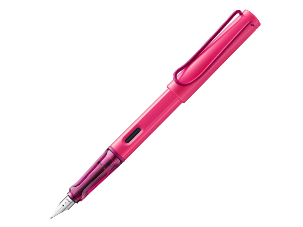 Fountain pen Safari - Lamy - Neon Pink M