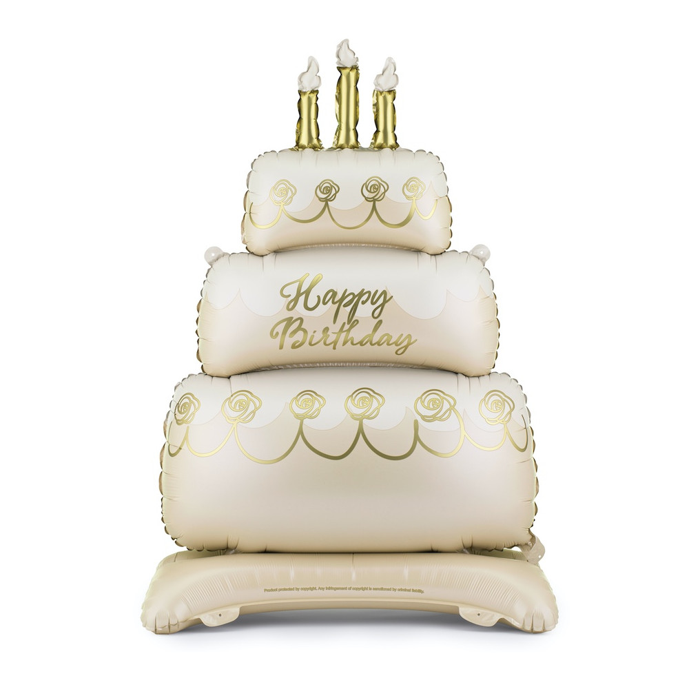 Foil balloon Birthday Cake - 70 x 100 cm