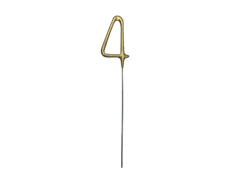 Sparklers Number 4 - gold 15 cm