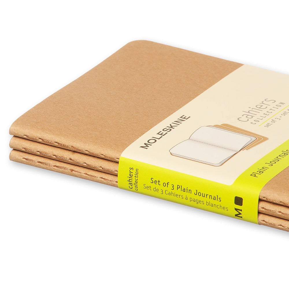 Set of 3 Plain Cahier Journals - Hawana - Pocket - Moleskine
