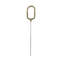 Sparklers Number 0 - gold 15 cm
