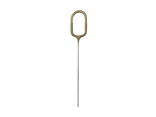 Zimne ognie Cyfra 0 - złote 15 cm