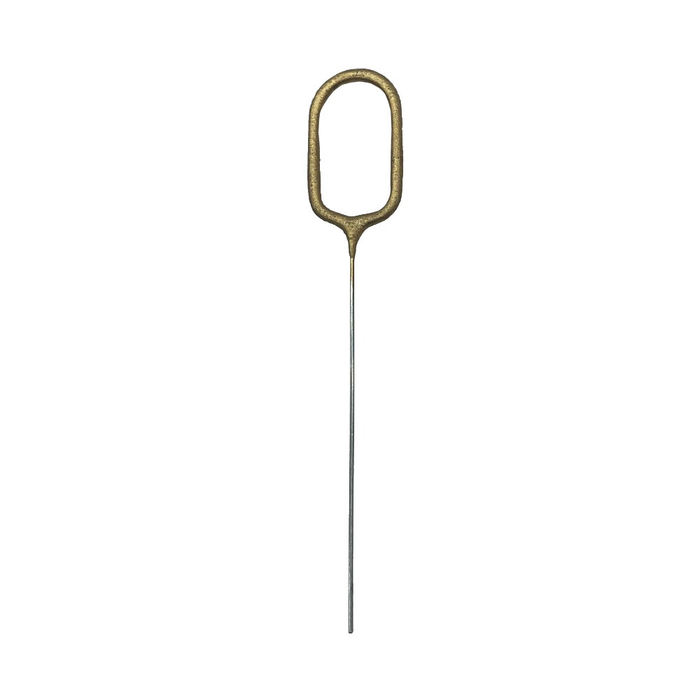 Zimne ognie Cyfra 0 - złote 15 cm