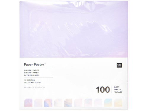 Origami paper The Sky is the Limit 15 x 15 cm - Paper Poetry - 100 sheets