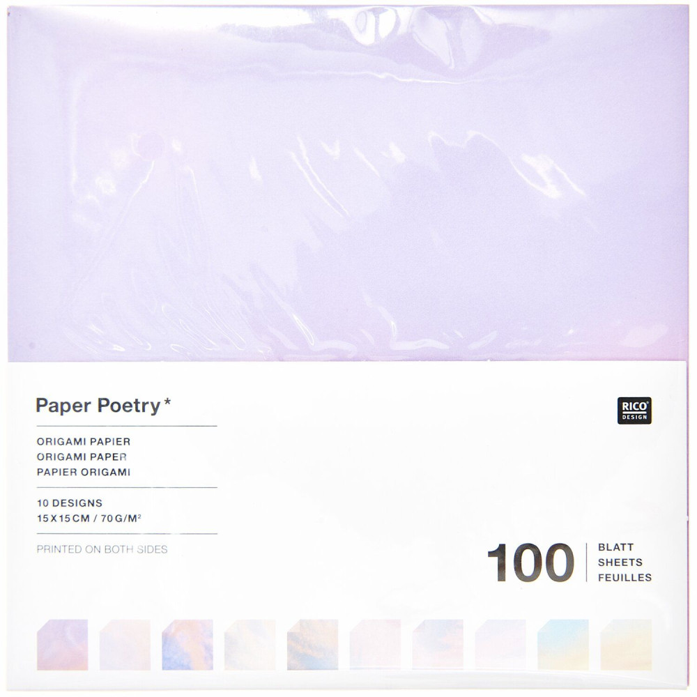 Origami paper The Sky is the Limit 15 x 15 cm - Paper Poetry - 100 sheets
