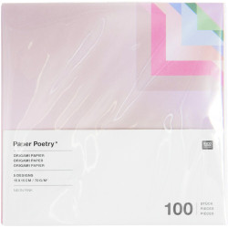 Origami paper Blurry Gradient 15 x 15 cm - Paper Poetry - 100 sheets