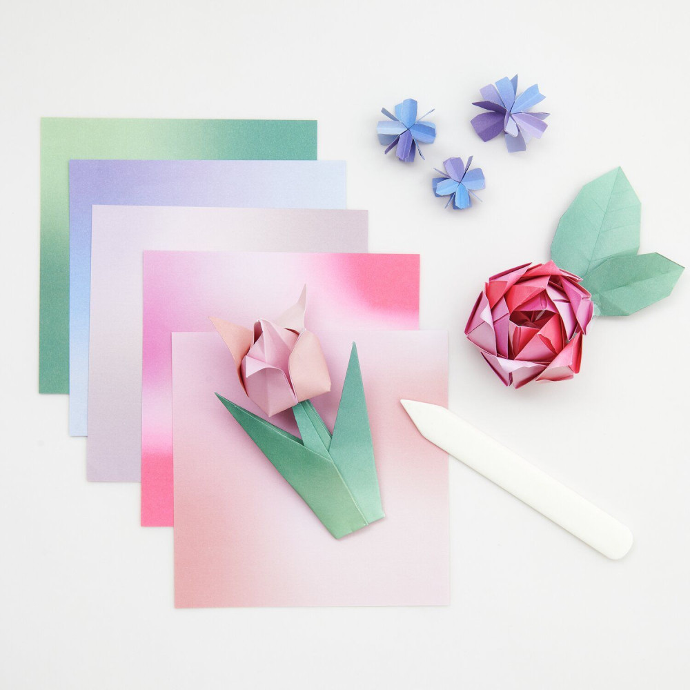 Origami paper Blurry Gradient 15 x 15 cm - Paper Poetry - 100 sheets