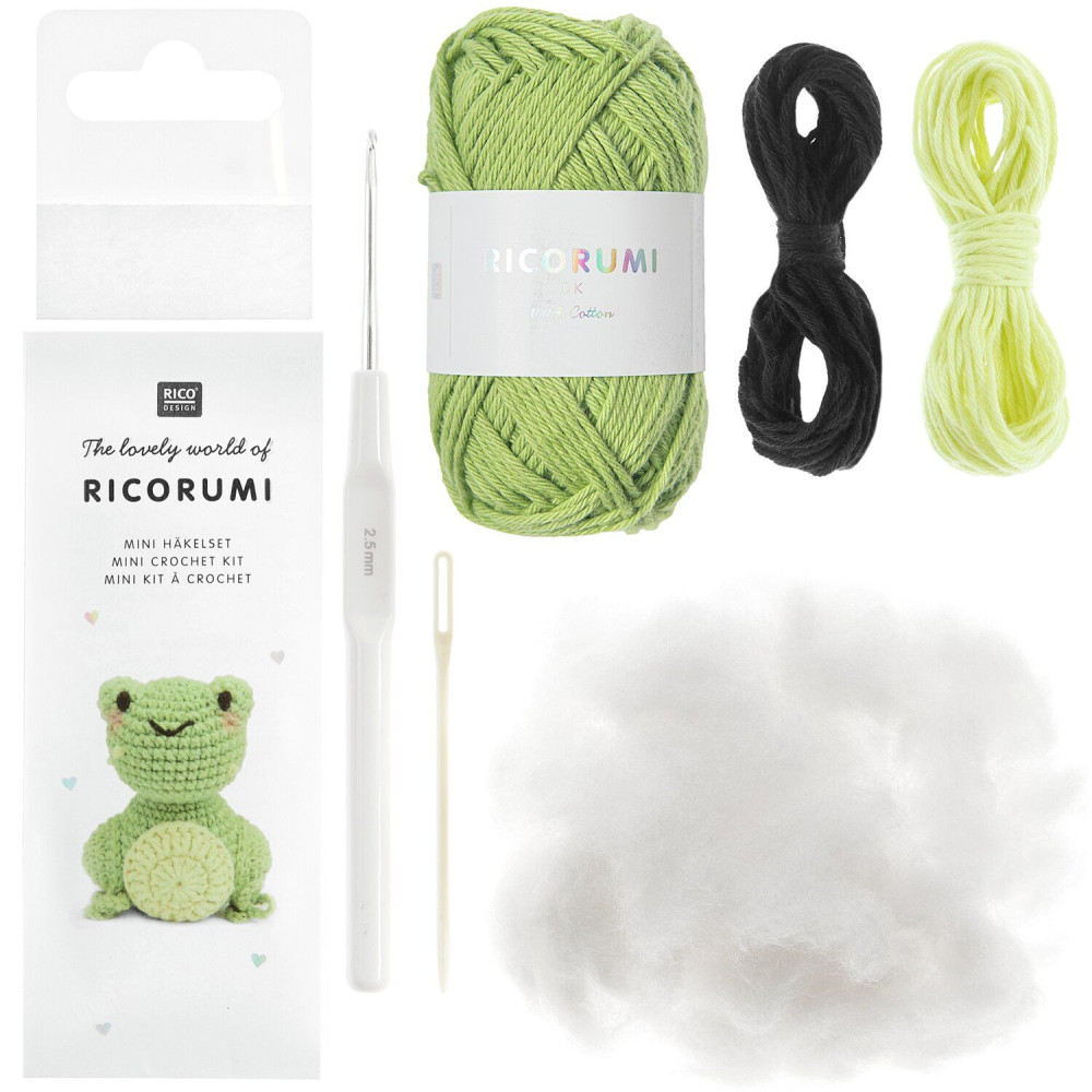 Zestaw do szydełkowania Mini Easy Ricorumi - Rico Design - Frog