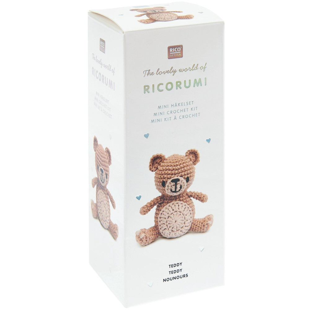 Zestaw do szydełkowania Mini Easy Ricorumi - Rico Design - Teddy