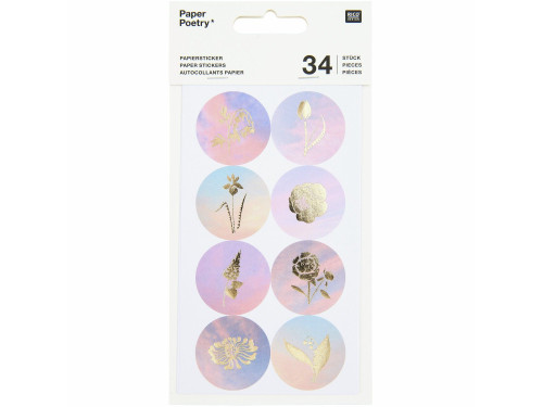 Paper stickers The Sky is the Limit - Paper Poetry - 34 pcs.