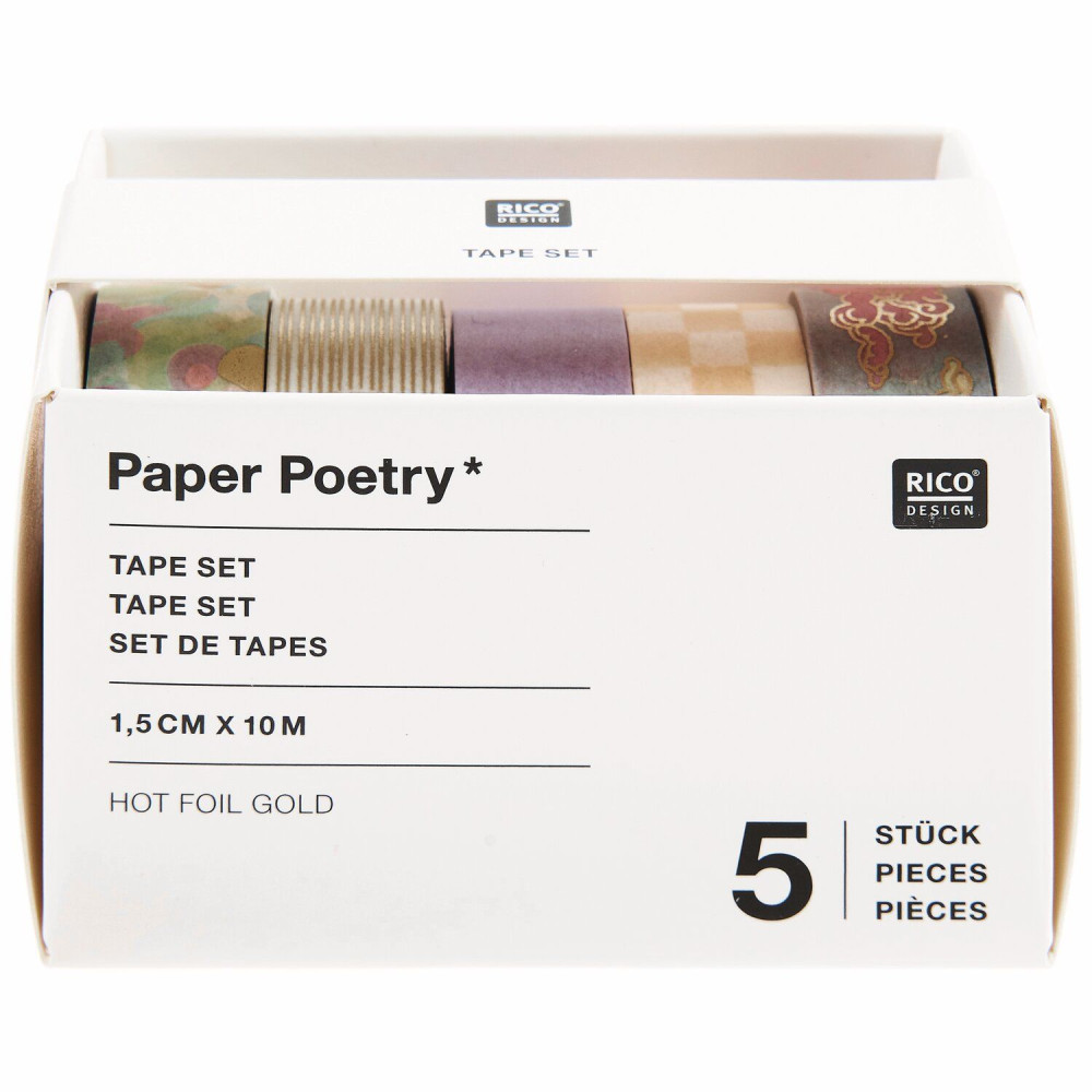 Zestaw taśm washi The Sky is the Limit - Paper Poetry - 5 szt.