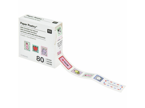 Mini stickers on roll Chingu - Paper Poetry - 80 pcs