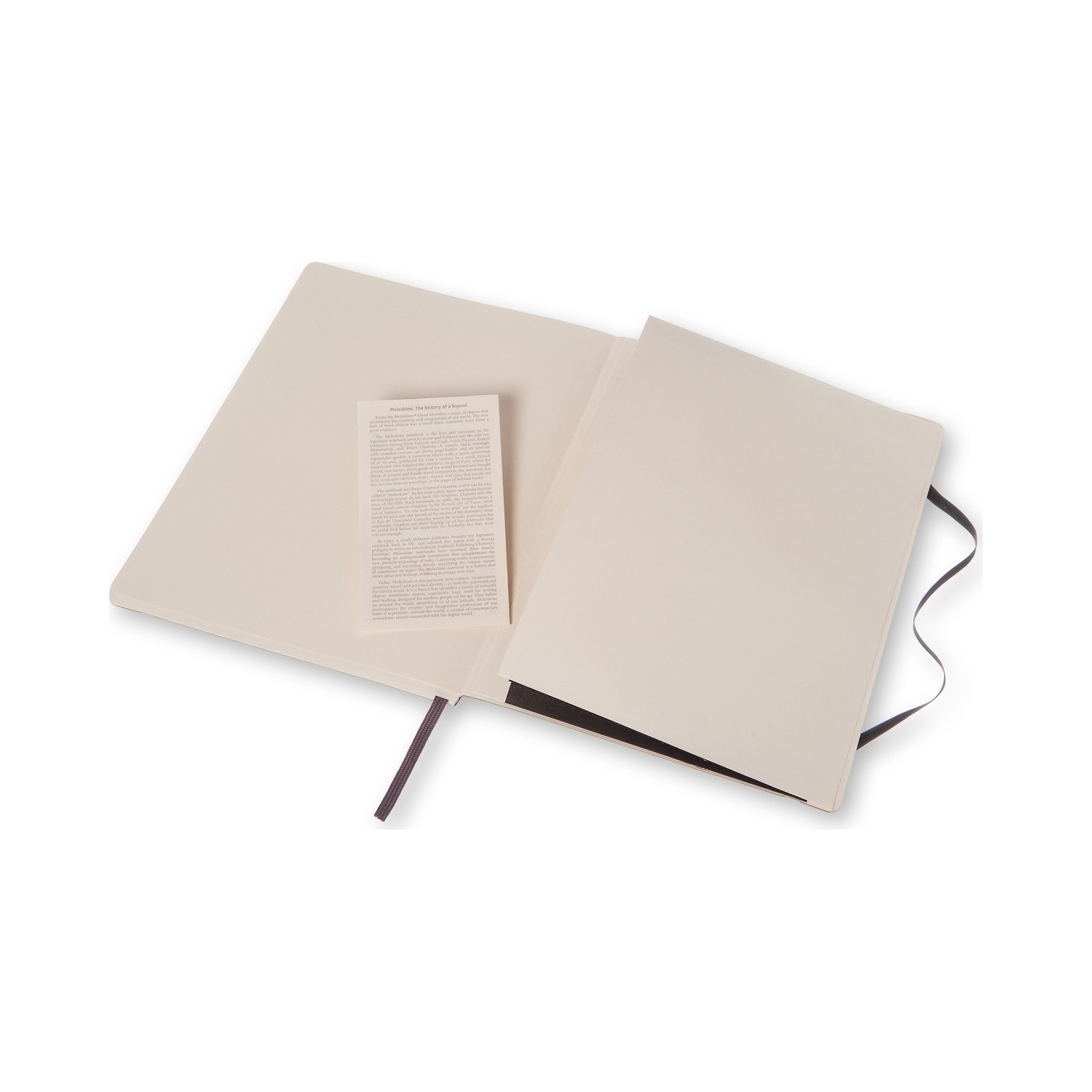 神道指紋易付姓名易 Notebook Moleskine XL Dotted Black - Soft MOQP624