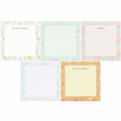 Memo notes Flower Frames 9 x 9 cm - Paper Poetry - 200 pcs