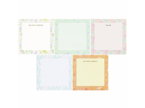 Memo notes Flower Frames 9 x 9 cm - Paper Poetry - 200 pcs