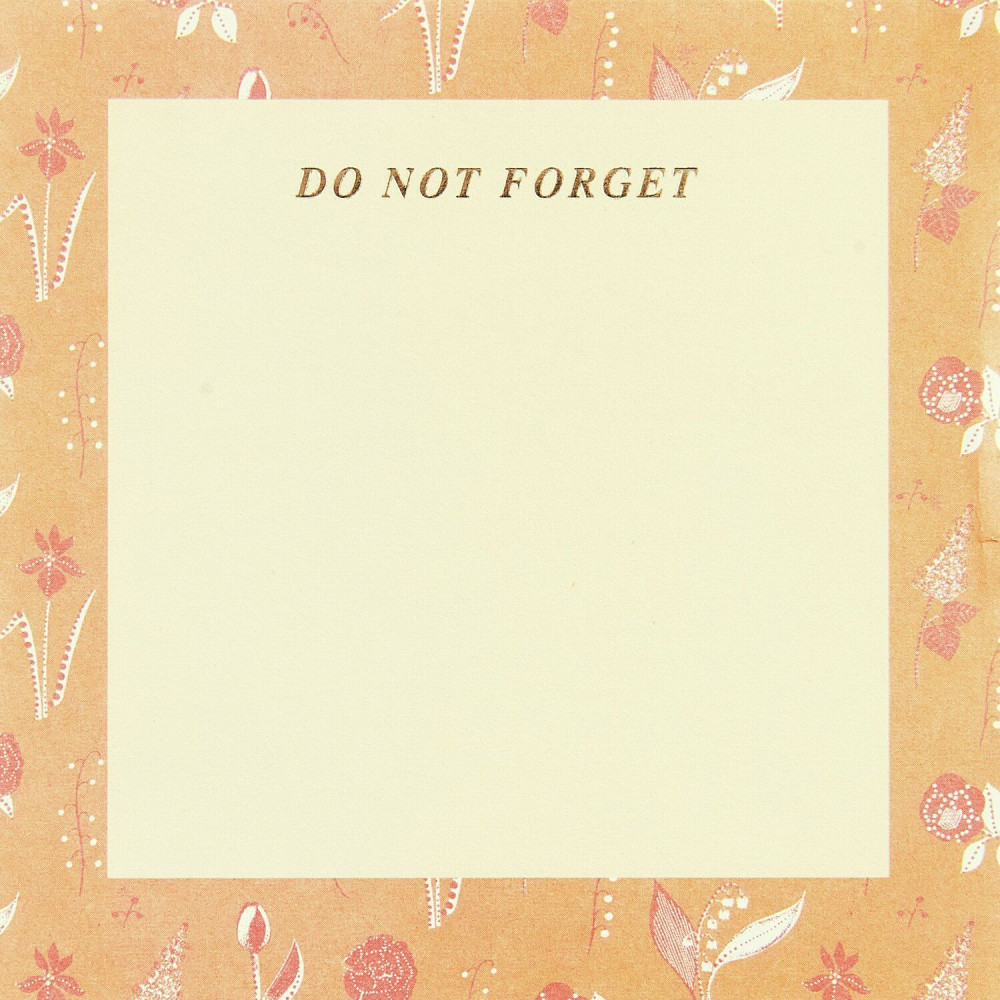 Memo notes Flower Frames 9 x 9 cm - Paper Poetry - 200 pcs