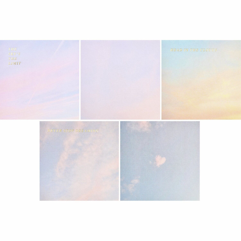 Memo notes The Sky is the Limit 9 x 9 cm - Paper Poetry - 200 pcs
