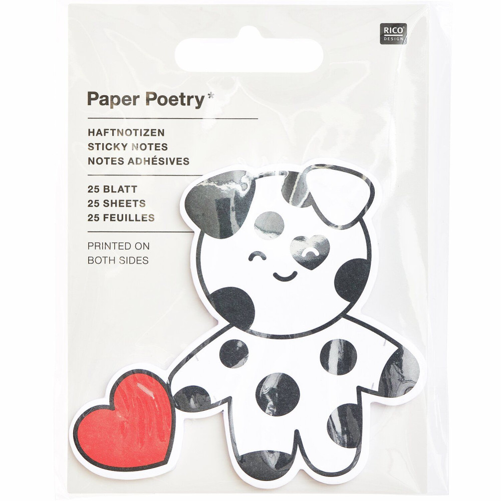 Sticky notes Dalmatin 8,6 x 7,7 cm - Paper Poetry - 25 pcs