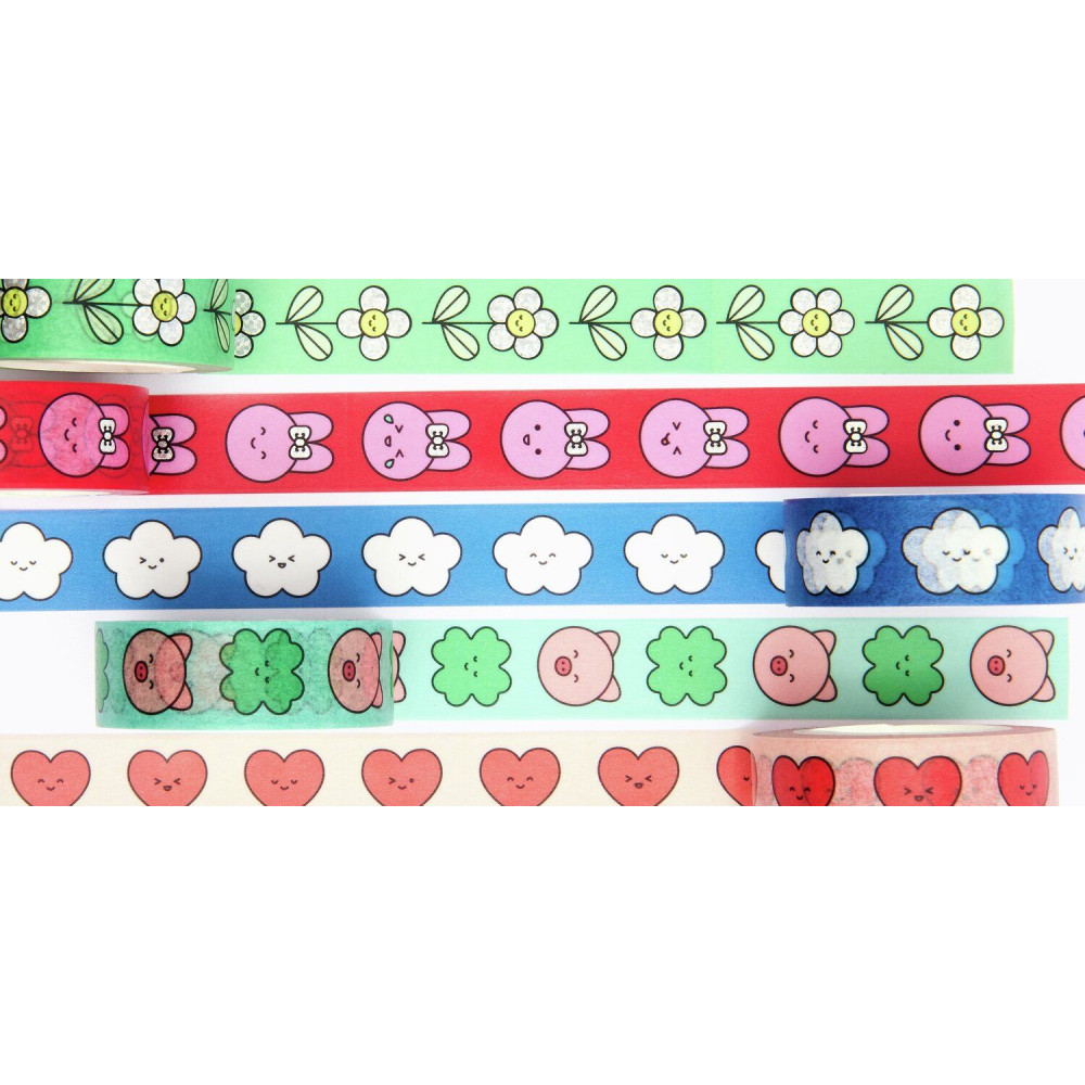 Washi tape Chingu Animals - Paper Poetry - 1,5 cm x 10 m