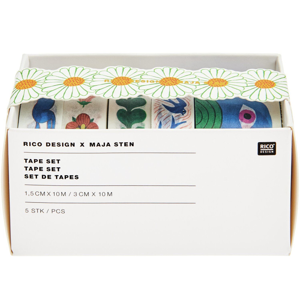 Zestaw taśm washi Midsommar Magic - Paper Poetry - 5 szt.