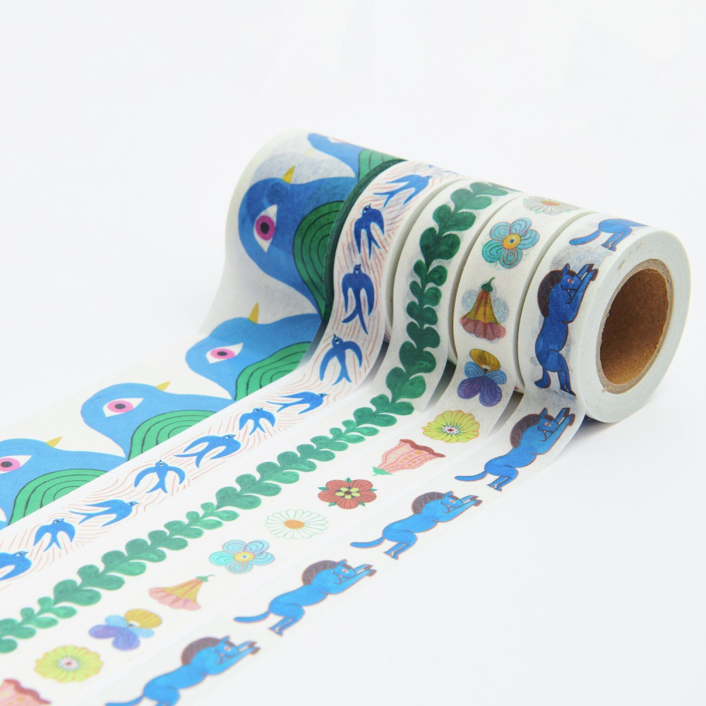 Zestaw taśm washi Midsommar Magic - Paper Poetry - 5 szt.