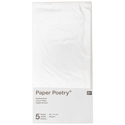 Bibuła do pakowania prezentów Crystal - Paper Poetry - 5 szt.