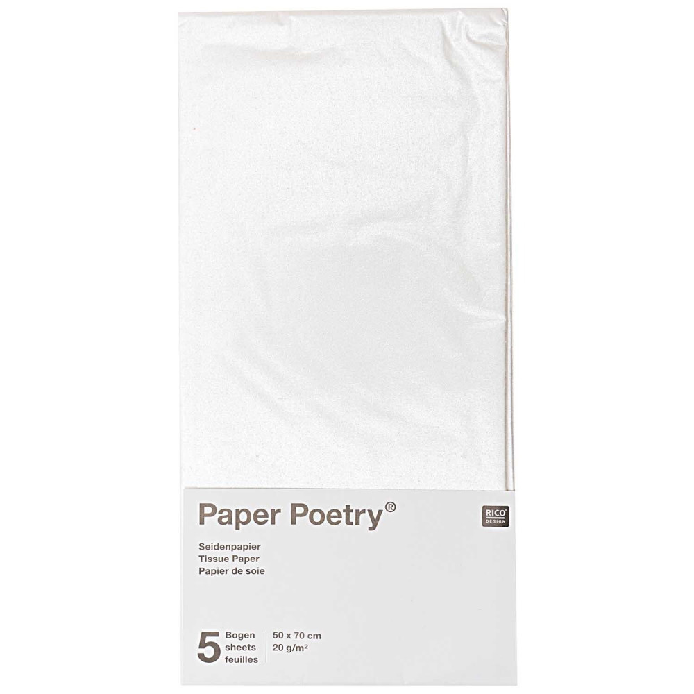 Gift wrapping tissue paper Crystal - Paper Poetry - 5 pcs