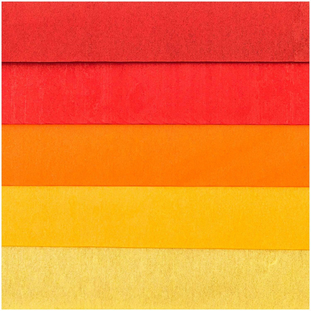 Gift wrapping tissue paper Red Mix - Paper Poetry - 5 pcs