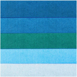 Gift wrapping tissue paper Blue Mix - Paper Poetry - 5 pcs