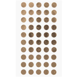 Naklejki papierowe kółka Dots - Paper Poetry - Gold