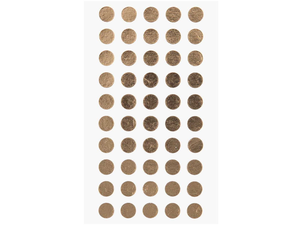 Naklejki papierowe kółka Dots - Paper Poetry - Gold