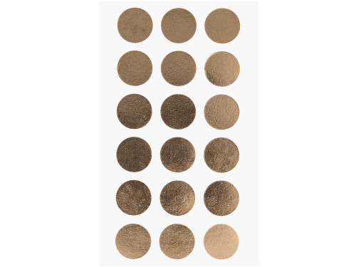 Naklejki papierowe kółka Dots - Paper Poetry - Gold