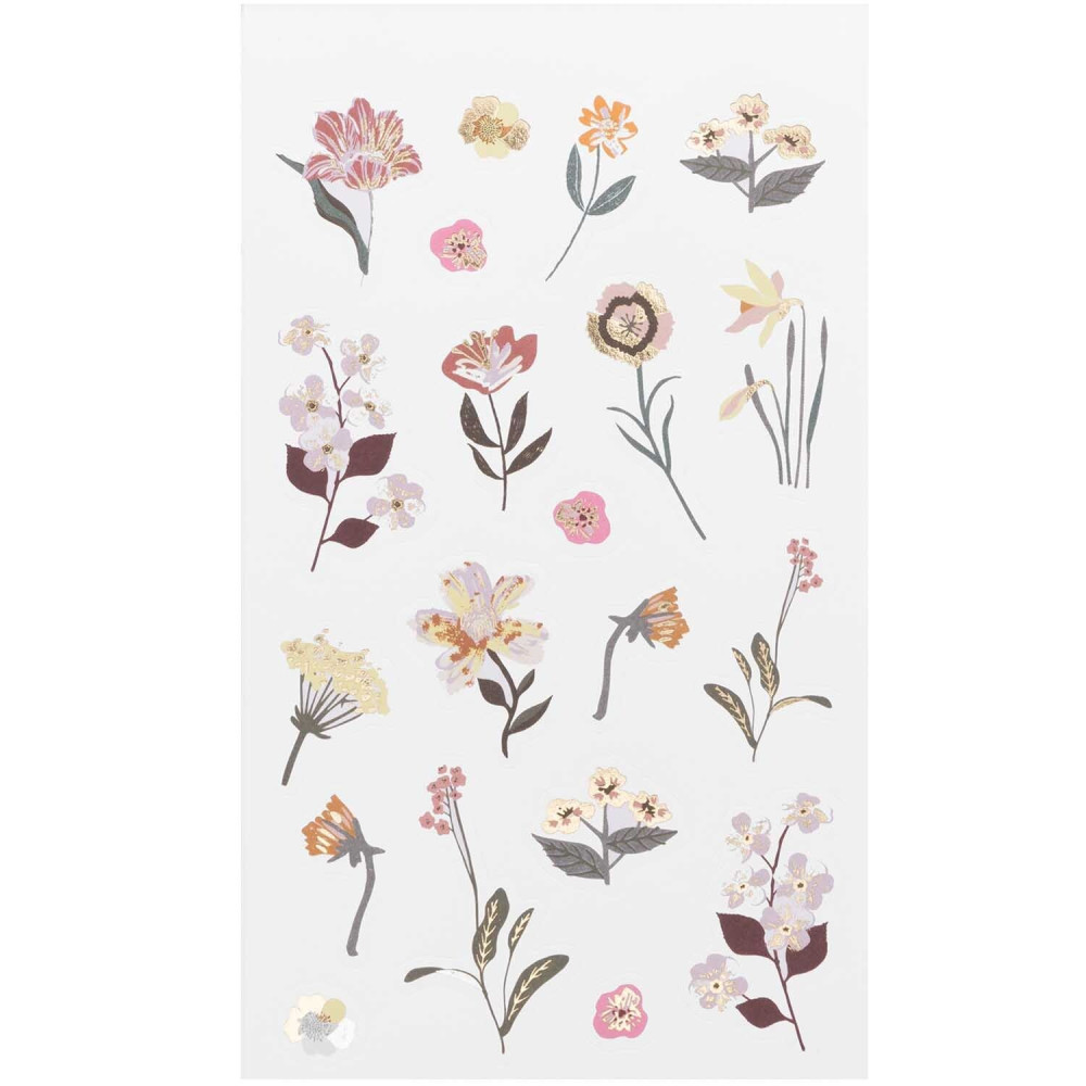 Naklejki papierowe Nature - Paper Poetry - Mauve 56 szt.