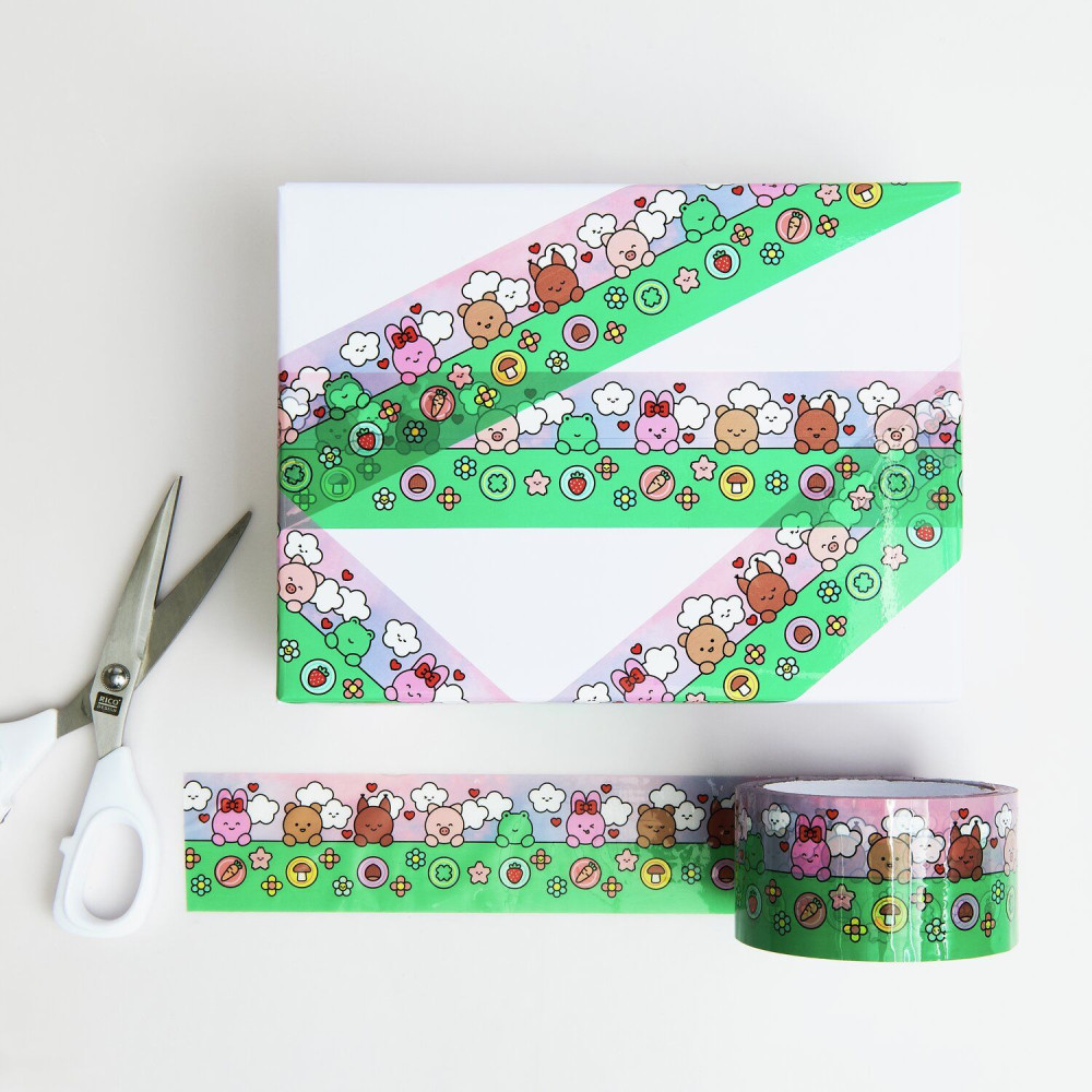 Taśma pakowa Chingu Super Tape - Paper Poetry - 5 cm x 32 m