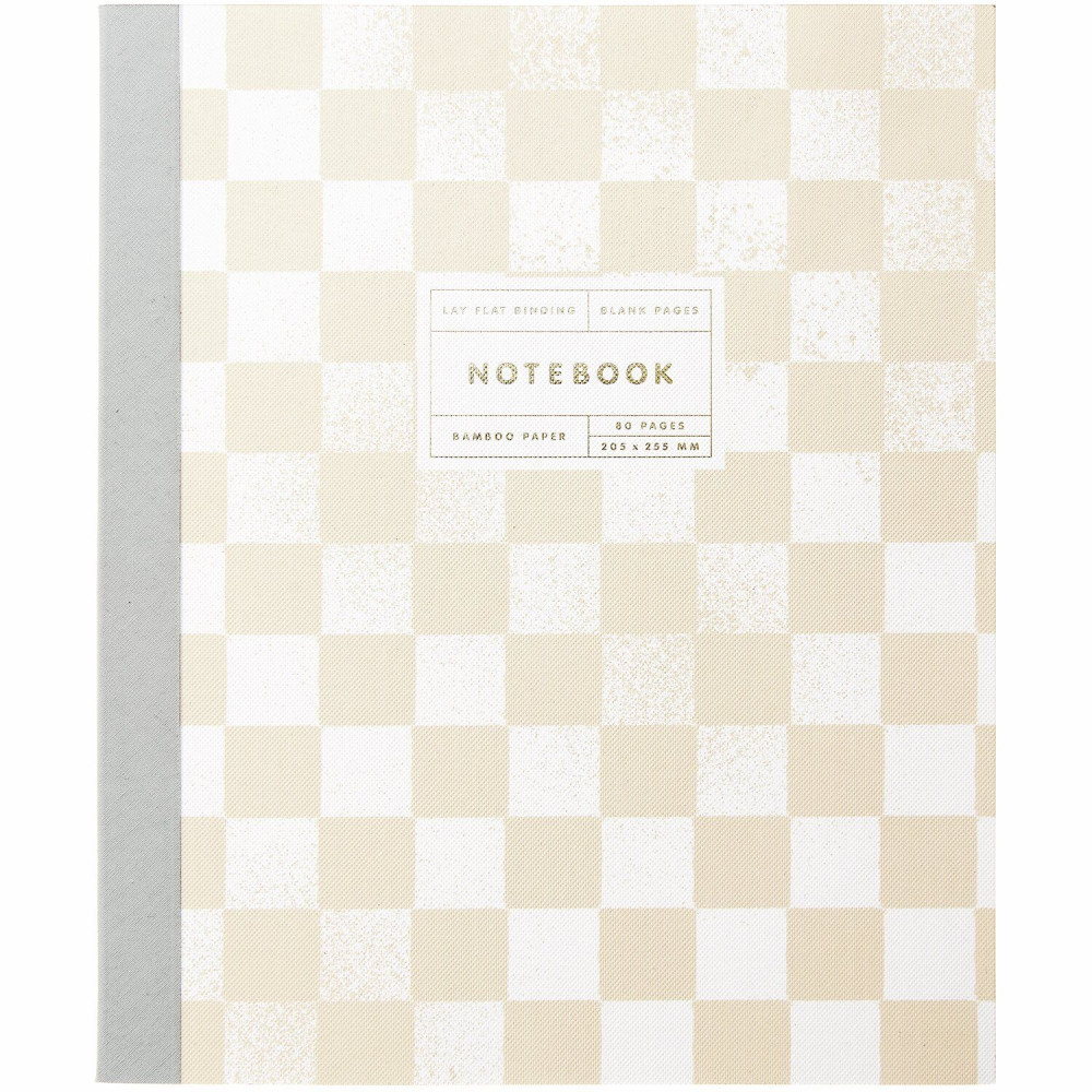 Notes gładki Checkerboard 20 x 25,5 cm - Paper Poetry - 80 ark.