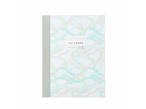 Dotted notebook Paths 14,5 x 19,5 cm - Paper Poetry - 80 sheets