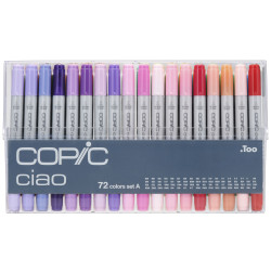 Zestaw markerów dwustronnych Copic Ciao Set A - 72 szt.
