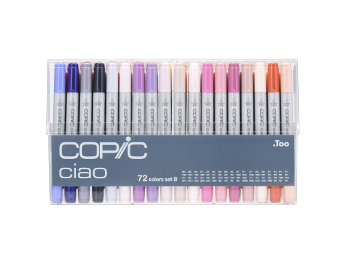 Zestaw markerów dwustronnych Copic Ciao Set B - 72 szt.