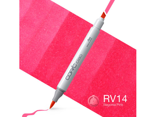 Copic Ciao dual-tip alcohol-based marker - RV14 Begonia Pink