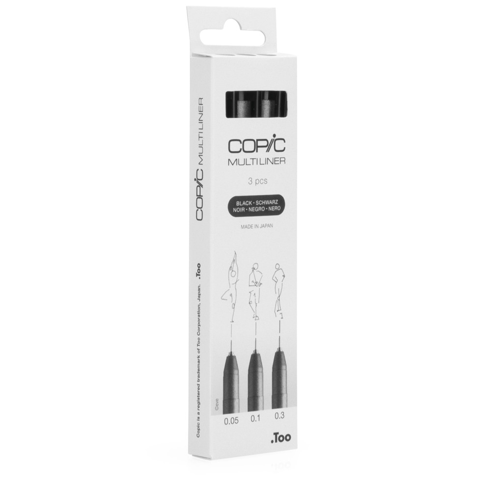 Set of Copic Multiliners Medium - Fine 3 pcs