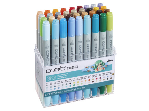 Zestaw markerów dwustronnych Copic Ciao Manga Starter - 36 szt.