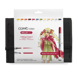 Zestaw markerów dwustronnych Copic Ciao Manga Tones 2 - 12 szt.