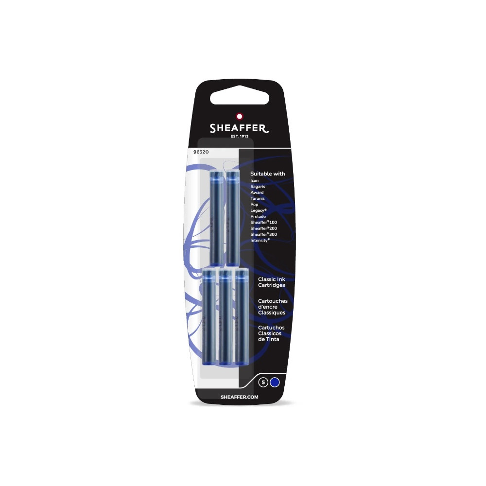 Classic ink cartridges - Sheaffer - Blue 5 pcs