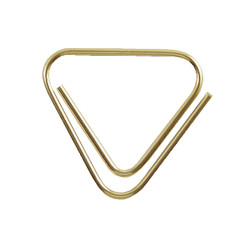 Spinacze narożne do papieru 815 - Zenith - Gold 50 szt.