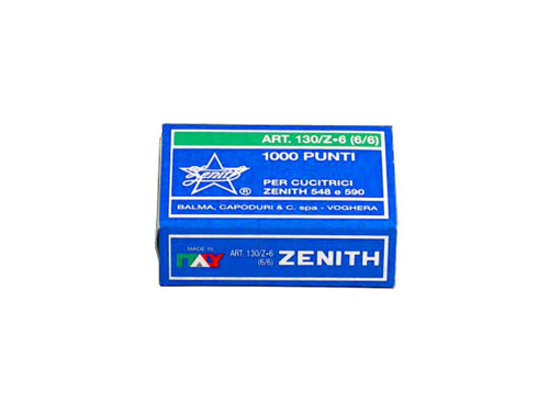 Zszywki 130/Z 6/6 - Zenith - 1000 szt.